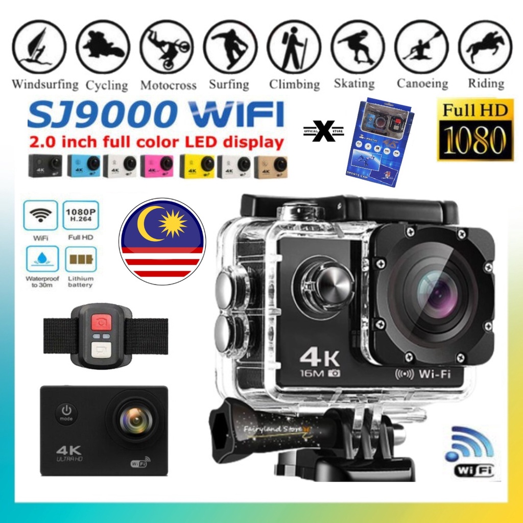 sj9000 wifi 1080p 4k ultra hd sport action camera