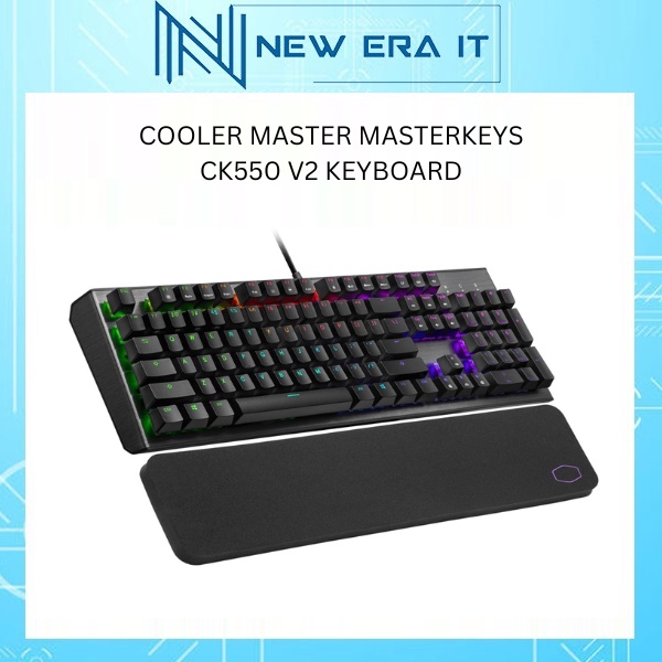 COOLER MASTER MASTERKEYS CK550 V2 KEYBOARD (BLUE / RED / BROWN SWITCH