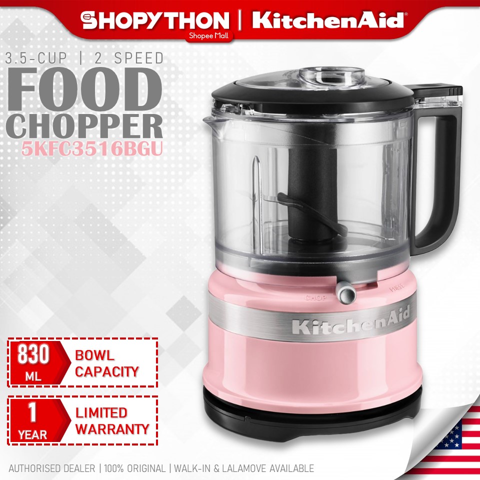 KITCHENAID 3.5Cup Food Chopper 5KFC3516BGU Guava Glaze (830ml/240W