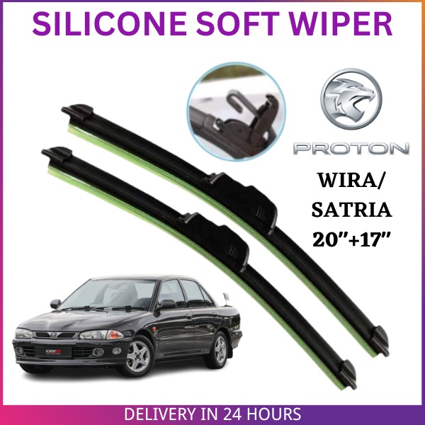 Proton Wira Satria Silicone Soft Wiper 2pcsset Shopee Malaysia 8834