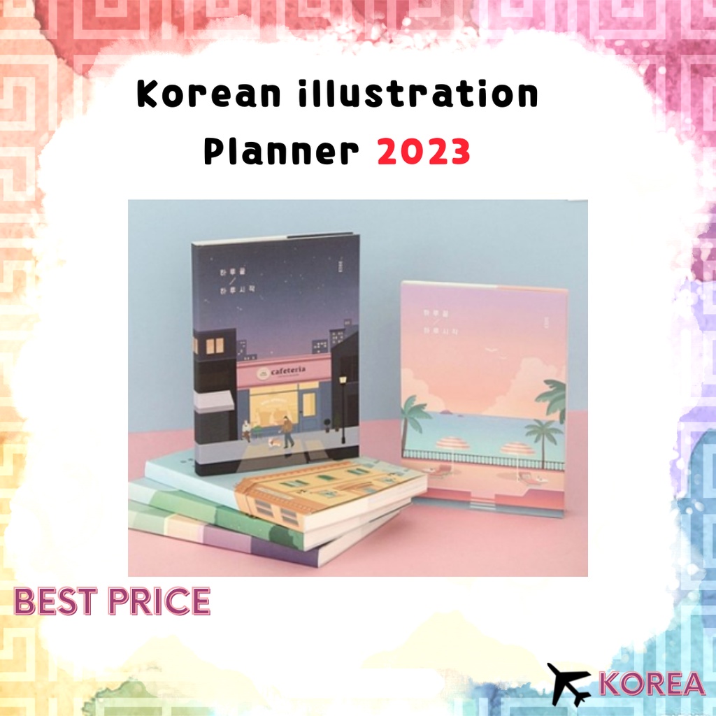 [Iconic] Korean illustration Planner 2023 (Dated) / BUJO Journal ...