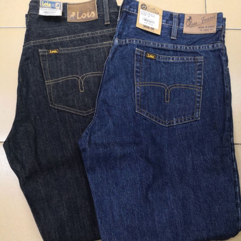 LOIS MEN'S JEANS # REGULAR FIT # R77 # SELUAR JEANS LELAKI SIZE BESAR # ORIGINAL BASIC COLOUR