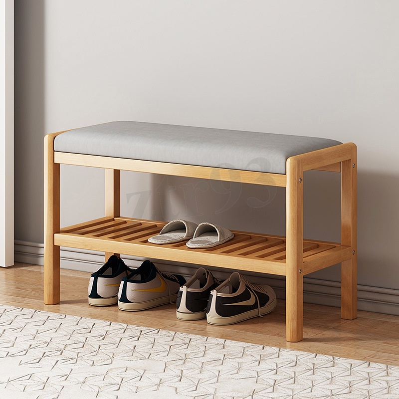 Shoe Rack Bench Wooden Shoe Rack With Seat Simple Shoe Cabinet Bench ...