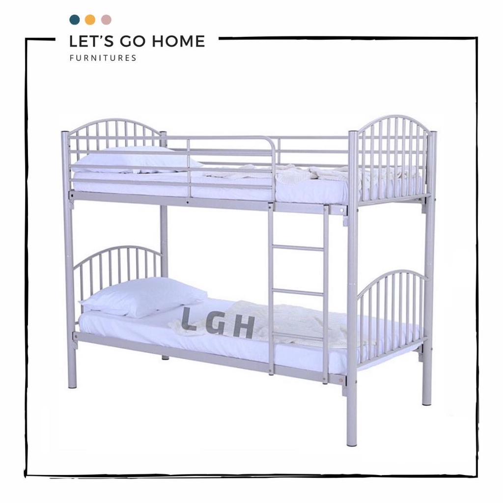 SINGLE Double Decker Bed Frame Double Decker Frame Katil Double