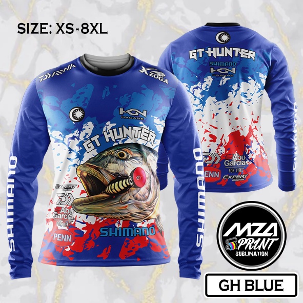 In stock] 2023 design Abu Garcia Edition Fishing Jersey OutFit Sublimation, Clothes Anti-UV fishing, Baju Pancing Long Sleeve