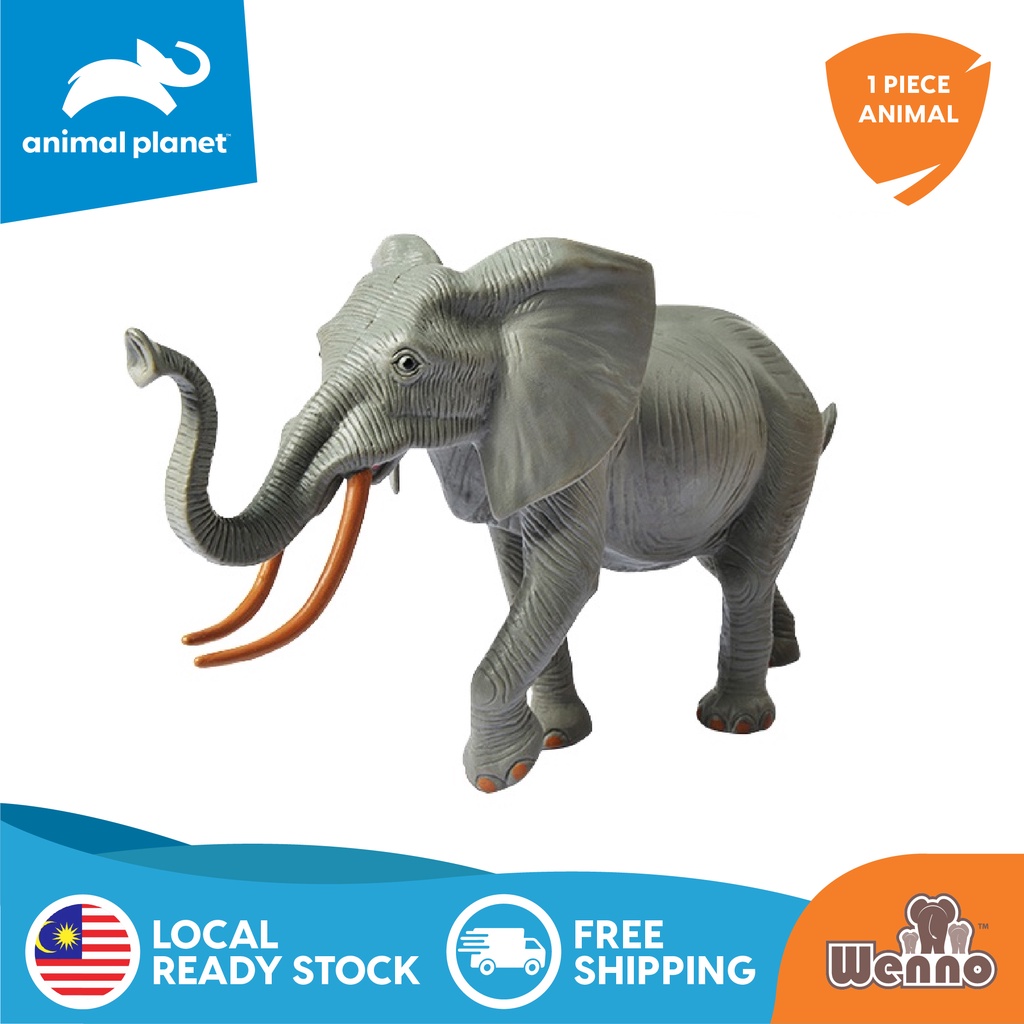 Wenno x Animal Planet 1pc Big Size Elephant Figurine Animal Toys for Kids  Mainan Budak Perempuan Animal Collection | Shopee Malaysia