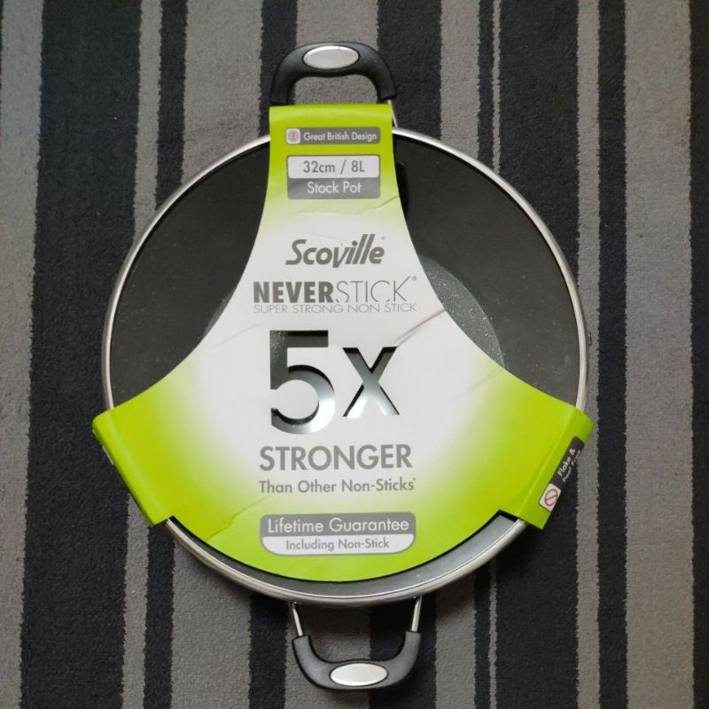 Scoville Neverstick 32cm (8L) Stock Pot Shopee Malaysia