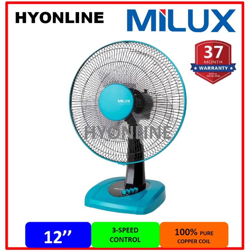 MTF-1201(SE) - MILUX 12" TABLE FAN | MILUX TABLE FAN | TABLE FAN | KIPAS MEJA