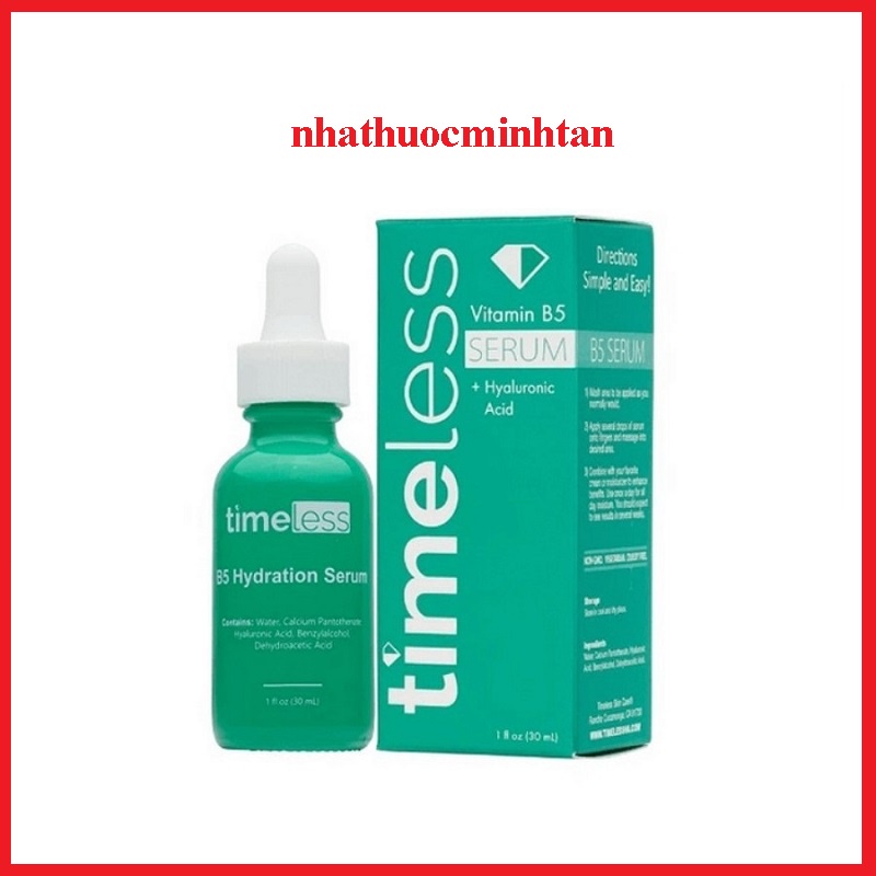 Timeless Vitamin B5 Serum Soothes And Restores Skin 30ml Vitamin B5