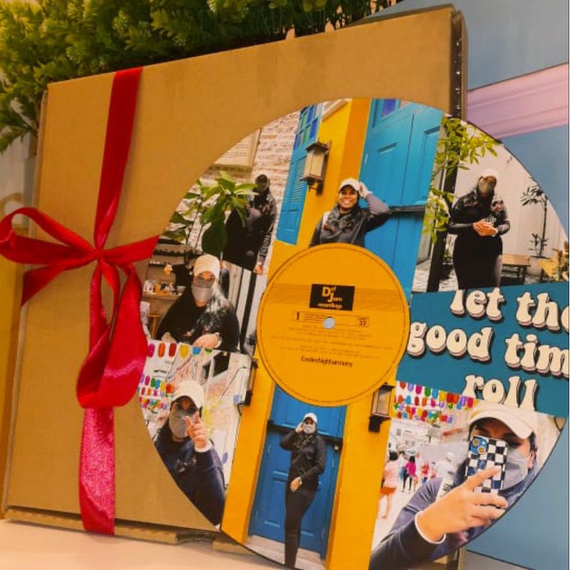 Vinyl Record Collage Custom Order Shopee Malaysia