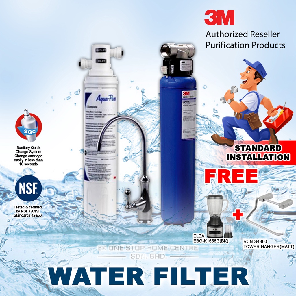 (BUNDLE) 3M AP902 OUTDOOR FILTER + 3M AP EASY COMPLETE DRINKING WATER ...