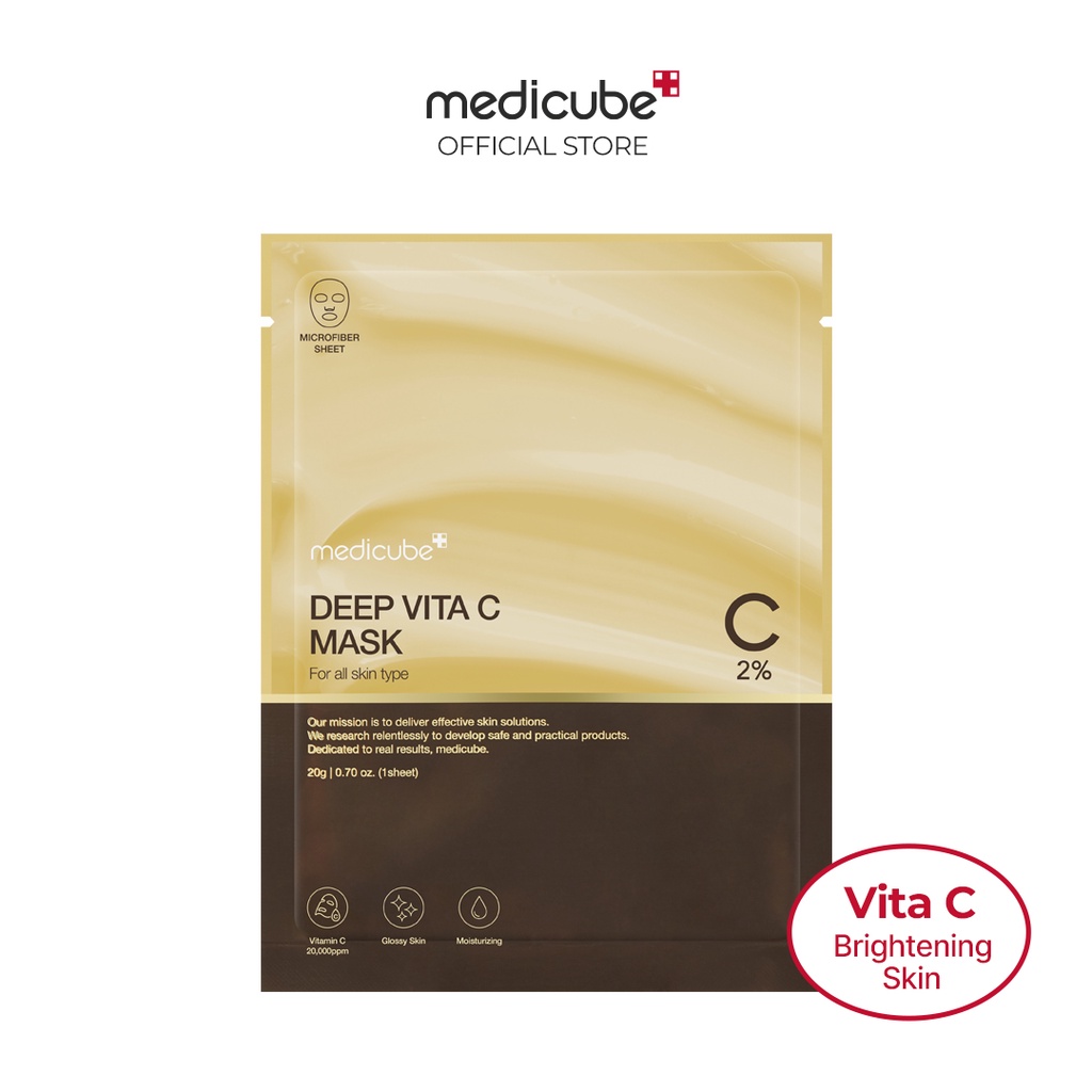 [medicube OFFICIAL] Deep Vita C Mask (1EA) | Shopee Malaysia