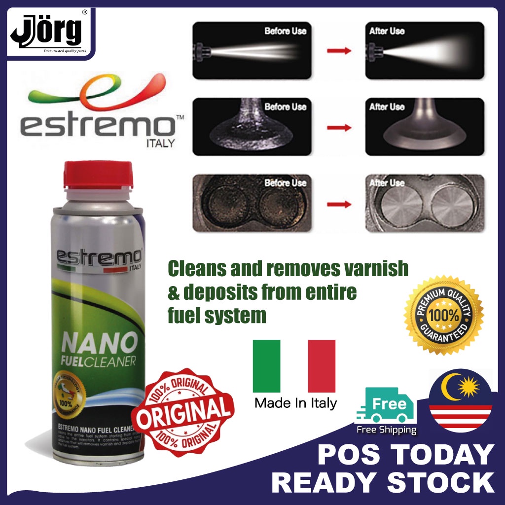 Estremo Nano Fuel Cleaner 250ML Additives Cleans and Removes Varnish