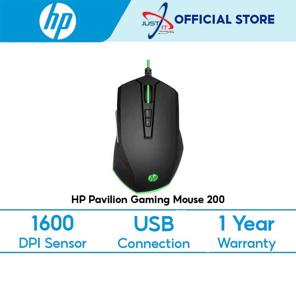 HP Pavilion Gaming Mouse 200 (5JS07AA) Shopee Malaysia