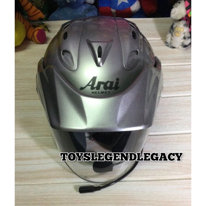 Arai CT/Z Snell Approved Helmet Gloss Aluminum Silver Original Japan