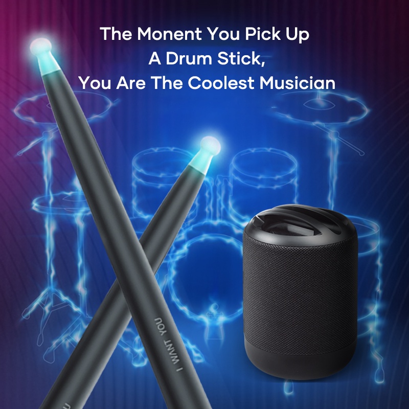 KOShobby PocketDrum 2 Pro Air Drum Sticks Electronic Drumstick With