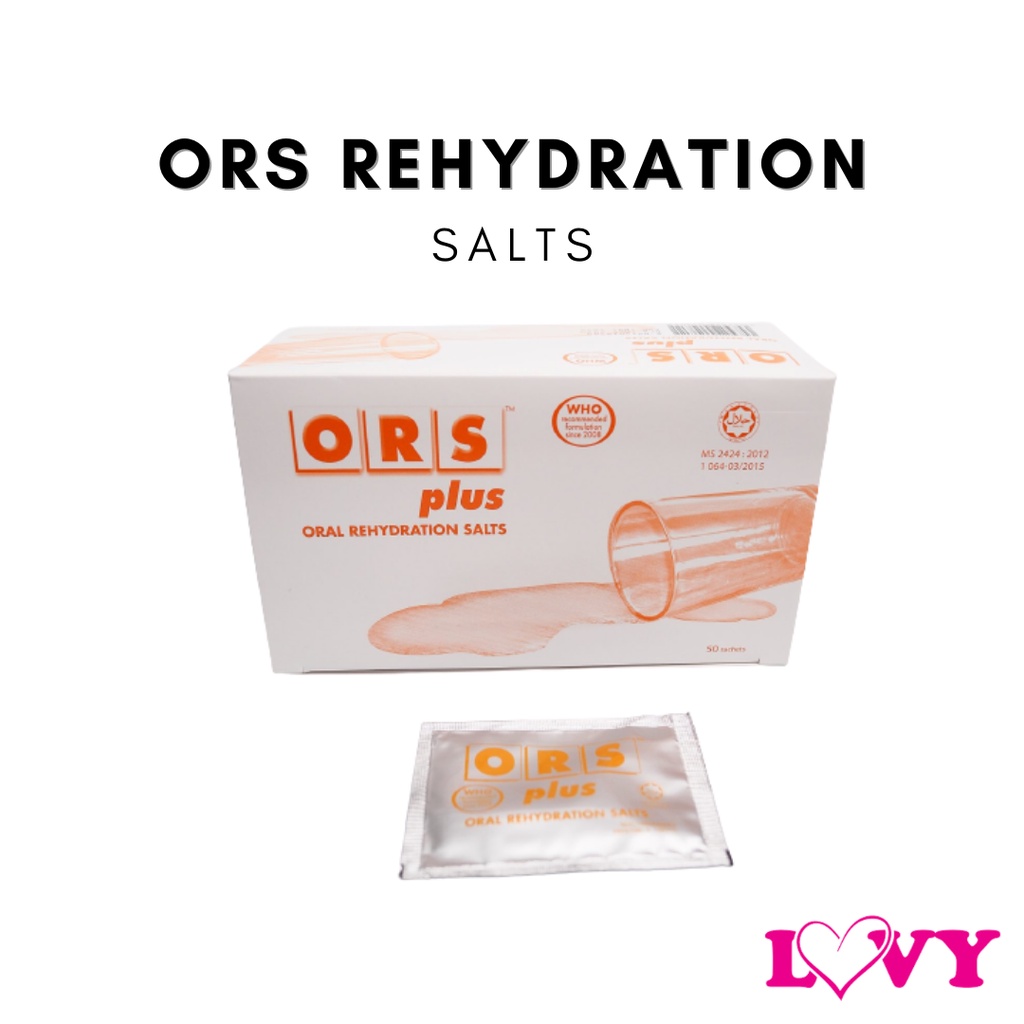 ORS PLUS Oral Rehydration Salts (Orange) Shopee Malaysia