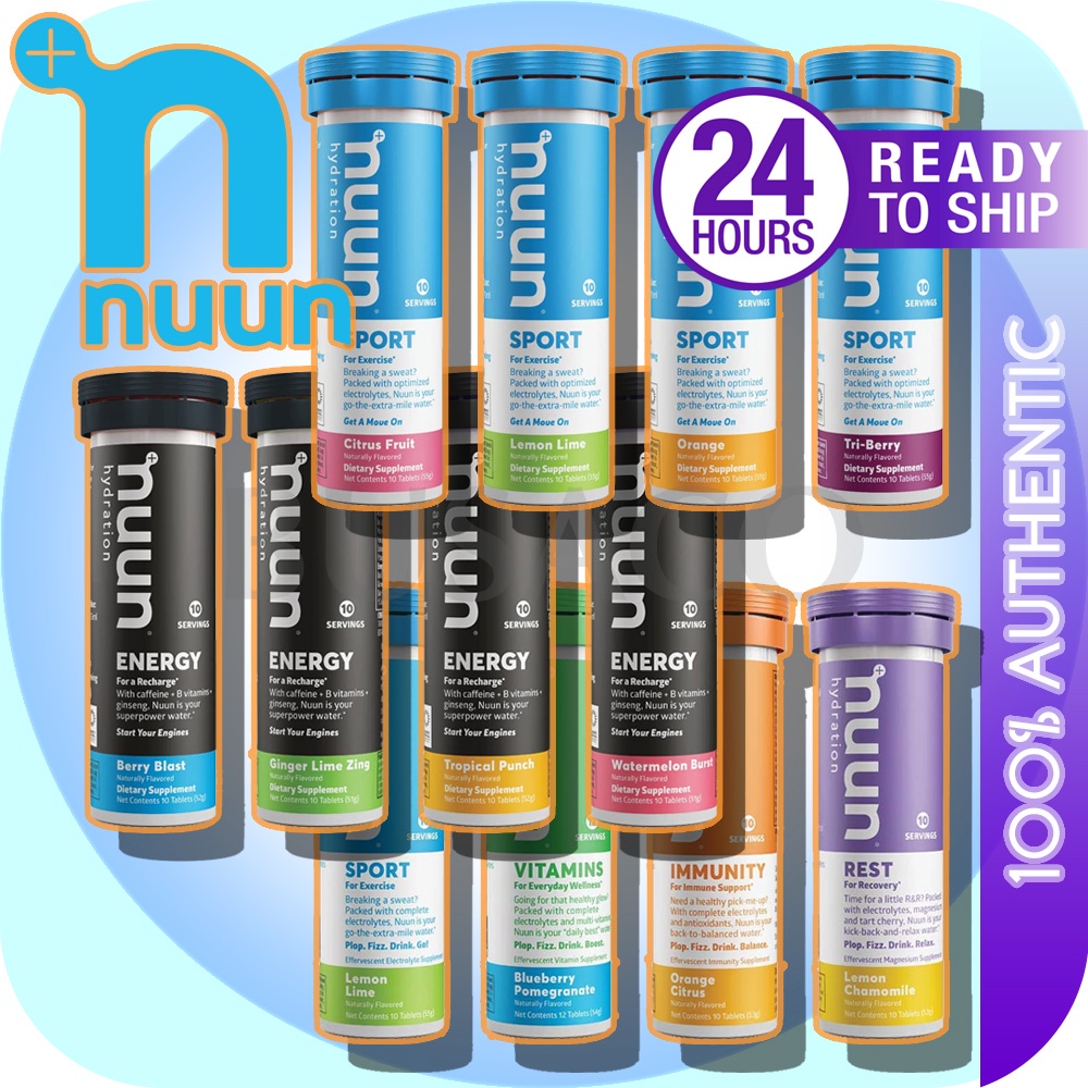 Nuun Sport Nuun Energy Nuun Complete Hydration Pack Electrolyte