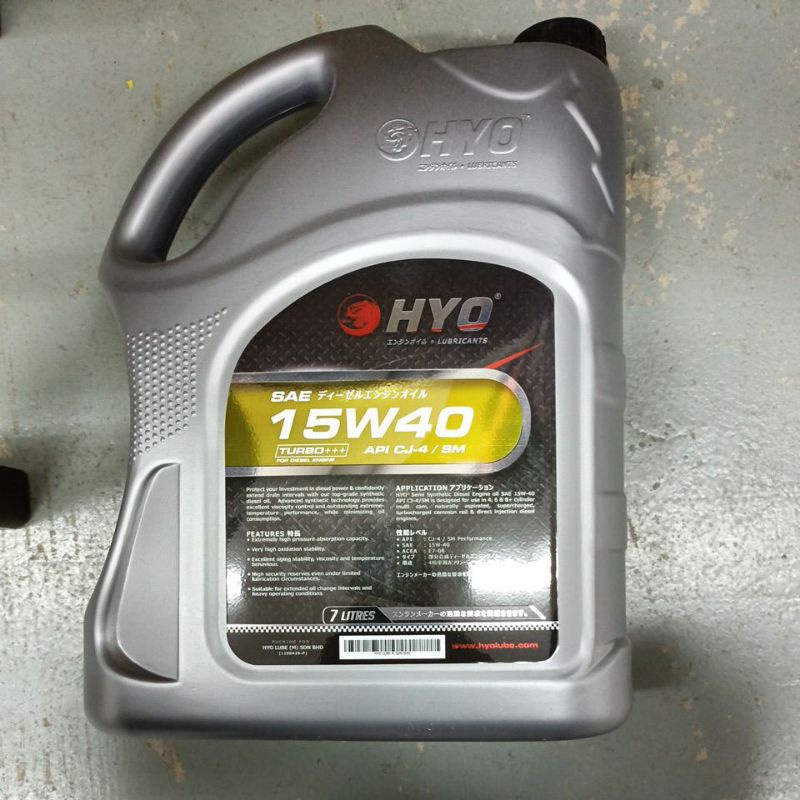 HYO 15W40 7L [Semi Synthetic Turbo Racing] Engine Lubricant Oil [API