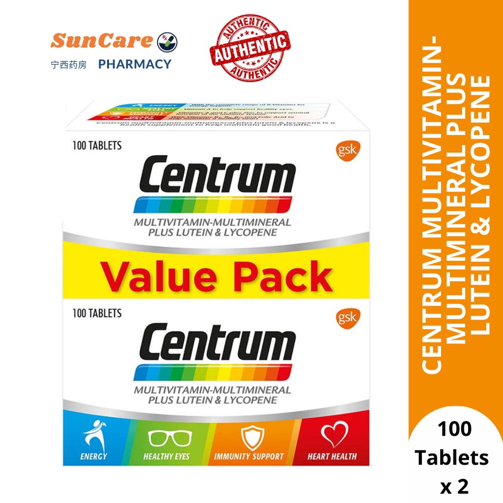 SunCare Pharmacy gsk Centrum MultivitaminMultimineral Plus Lutein