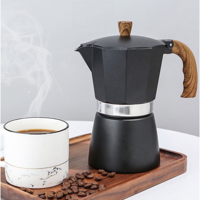 Coffee Pot moka Pot Classic Octagonal Aluminum Pot Turkish Maker Espresso Press Travel Coffee Utensils camping kopi