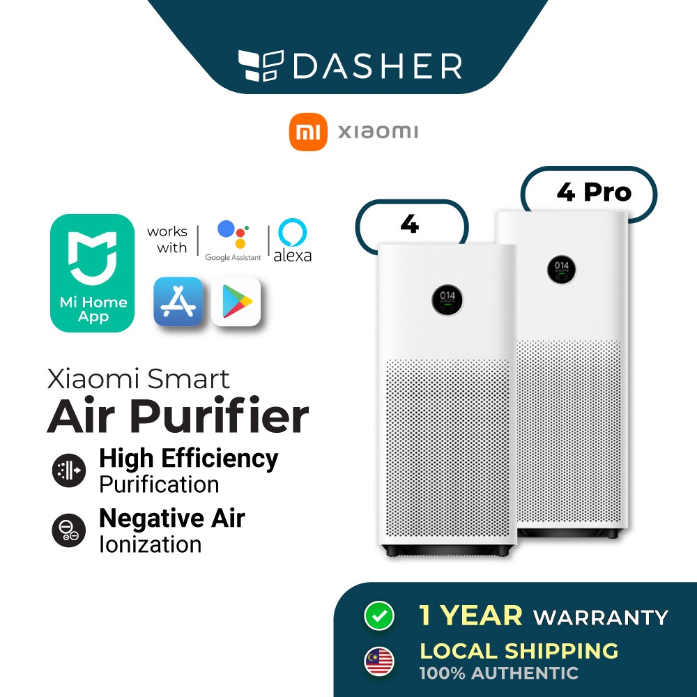 Global Xiaomi Air Purifier 4 & 4 Pro Smart home Touch Screen OLED Display and AI Smart Control WIFI PM2