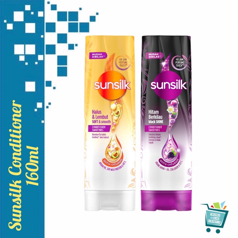 Sunsilk Conditioner Soft and Smooth/Black and Shine 160ml | Shopee Malaysia