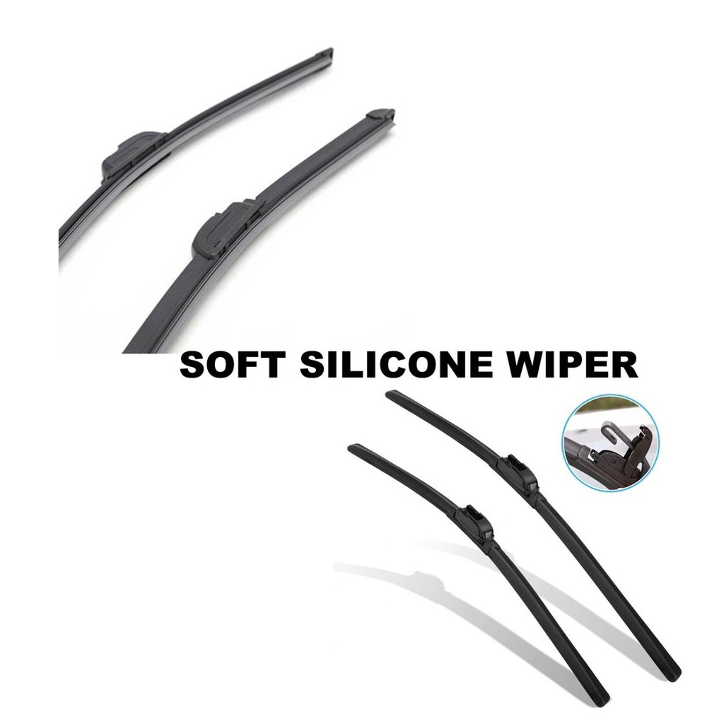 (READY STOCK) Soft Silicone Wiper Kereta Perodua Myvi Proton Toyota