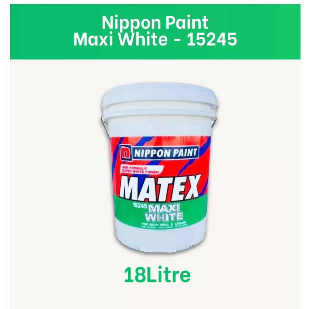 Xhome L L Nippon Paint Super Matex Maxi White Shopee Malaysia