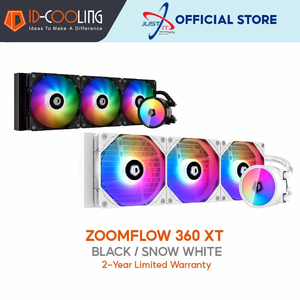 ID-COOLING ZOOMFLOW 360 XT ARGB Water cooling ( BLACK / SNOW WHITE ...