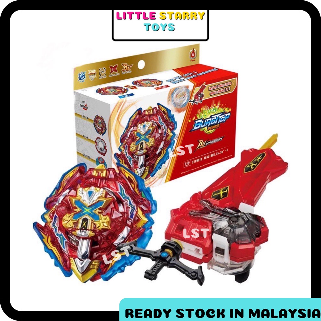 Ready Stock !!! Beyblade Burst BU Starter B-200 Xiphoid Xcalibur ...