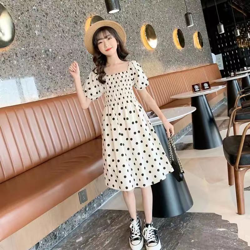 K KFC Store Ready Stock Girls Dress Children New Style Polka Dot ...