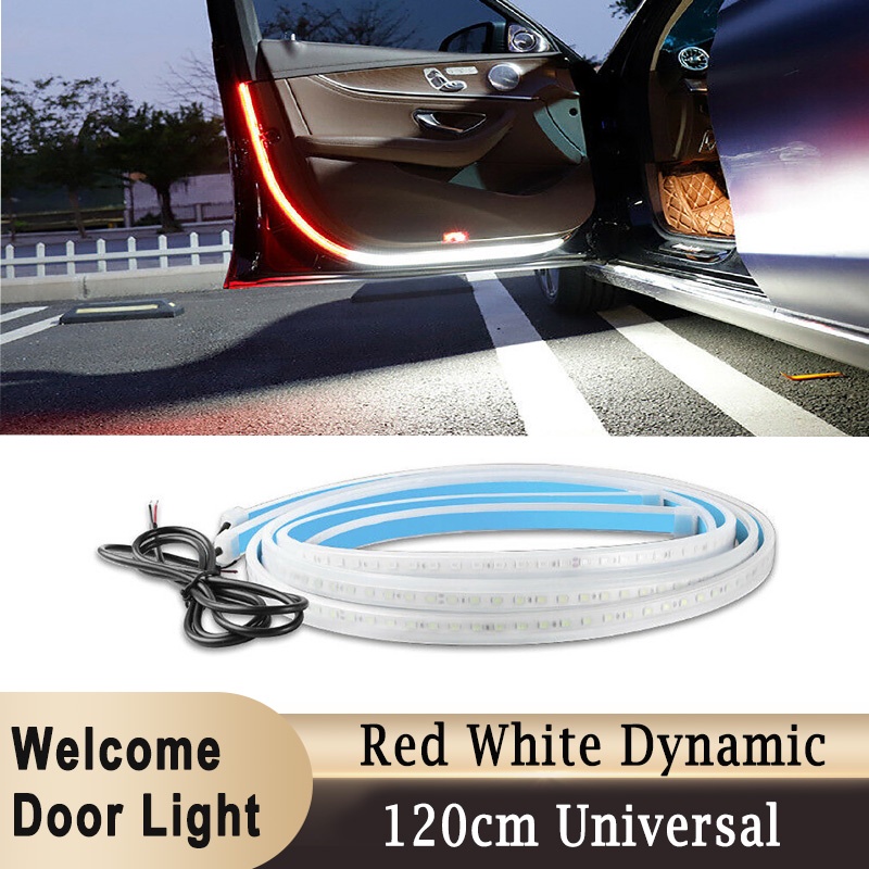 Universal Side Door Welcome Light Strip 120cm Atmosphere Lamp Safety ...