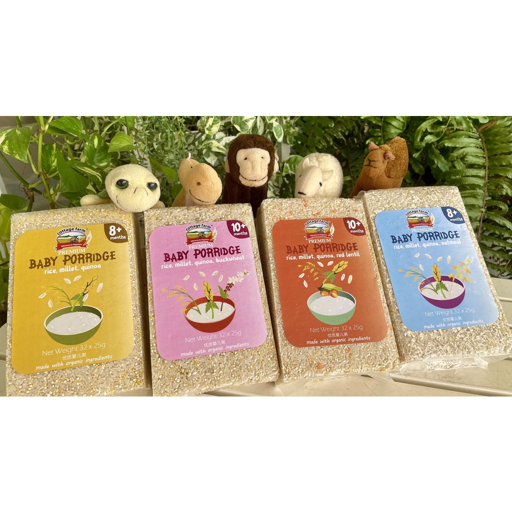 BABY PORRIDGE (Rice, Millet, Quinoa, Buckwheat, Oatmeal, Red Lentil