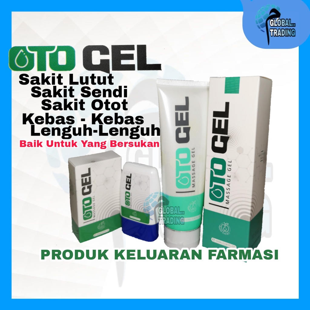 ORI HQ OTO GEL Massage Gel Sejuk Sakit Sendi Sakit Urat Kebas Lenguh Sakit Lutut Kembung Perut