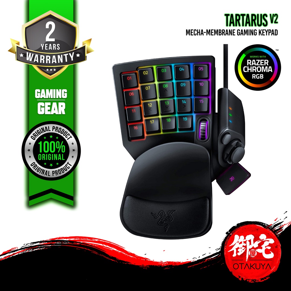 RAZER Tartarus V2 Gaming Keypad MechaMembrane Key Switches, 32