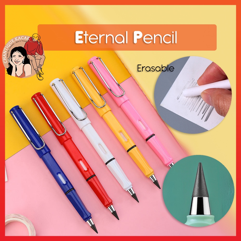 CK Colourful Permanent Eternal Pencil Metal Lead Pen Art Erasable ...