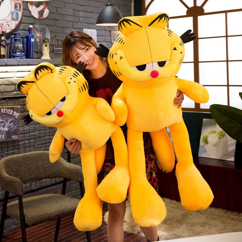 100CM Big Garfield Cat Plush Soft Toy Pillow Giant Stuffed Animals Doll Kids Baby Gift