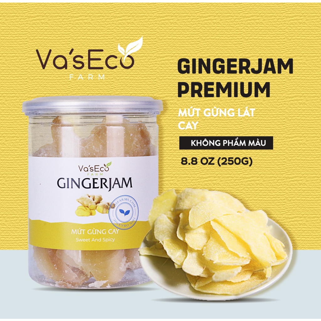 Va'seco Farm spicy ginger jam 250g box