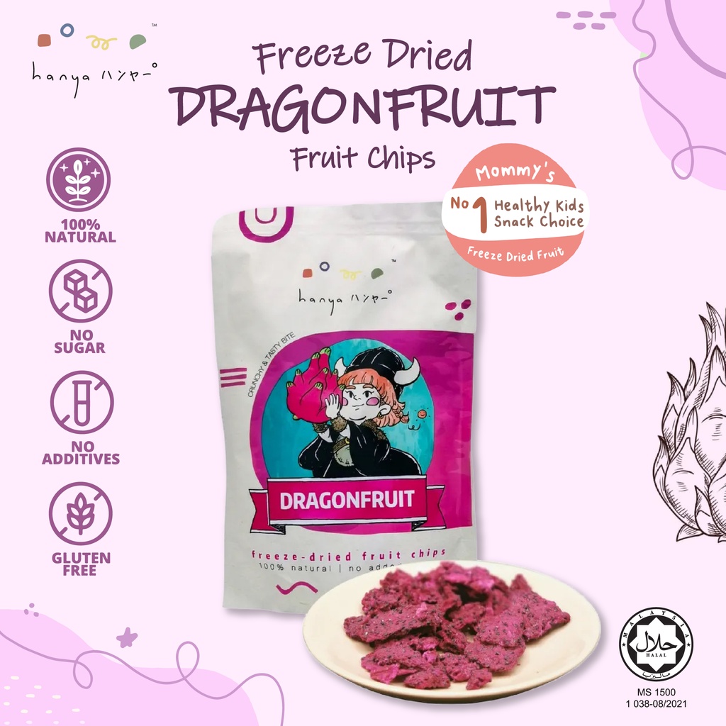Hanya Freeze Dried Fruit ChipsDragonfruit Shopee Malaysia