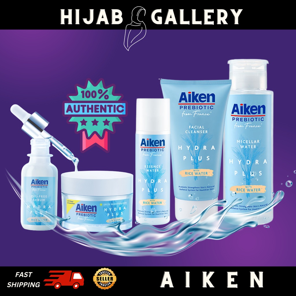 AIKEN PREBIOTIC HYDRA PLUS RANGE (CLEANSER / MOISTURIZER / SERUM