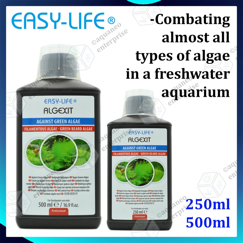 Easy Life Algexit Aquarium Algae Remover Algaecide 250ml 500ml