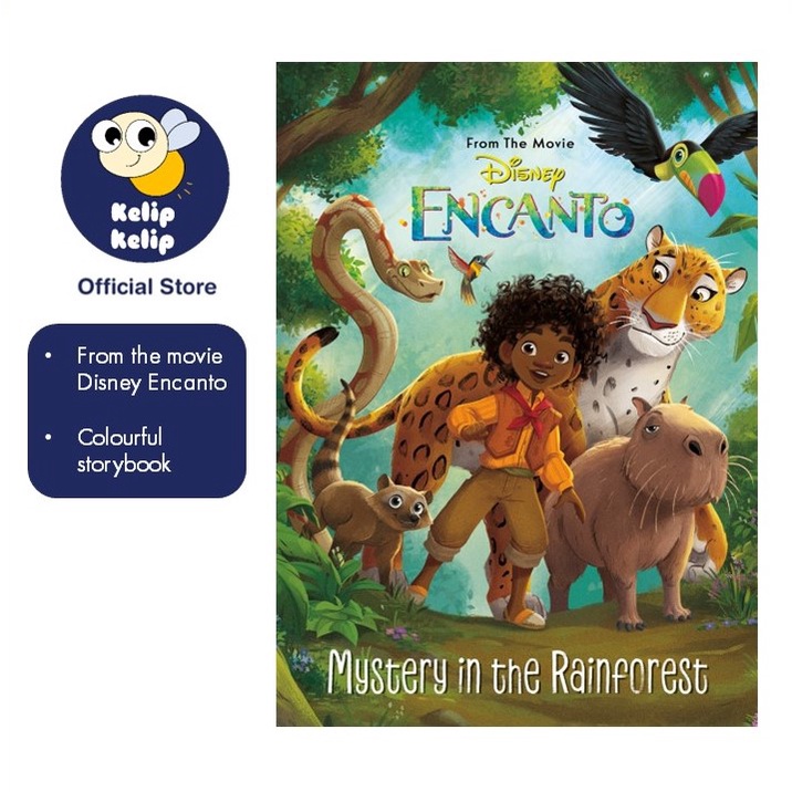 Disney Encanto Story Book For Kids Mystery In The Rainforest | Shopee ...