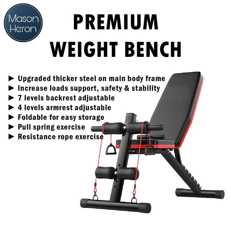 ( SARAWAK ) Weight Bench Workout Seat Gym Kerusi Recline Shopee Malaysia