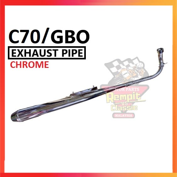 REMPIT C70 GBO Honda Exhaust Pipe Muffler c70 Petak Gboj Gbo-j Honda ...