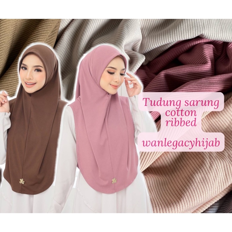 Sarung cotton Ribbed size M dan L (Tudung anti tembam) | Shopee Malaysia