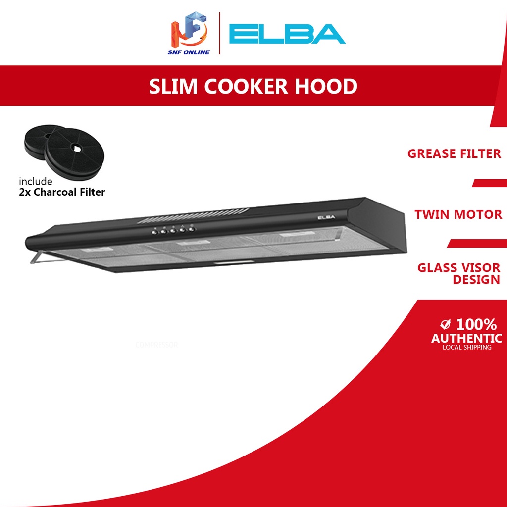 Elba Slim Cooker Hood ESHM9098(BK) Shopee Malaysia