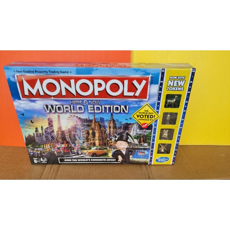 Hasbro Monopoly Here & Now World Edition (gold Tokens) | Shopee Malaysia