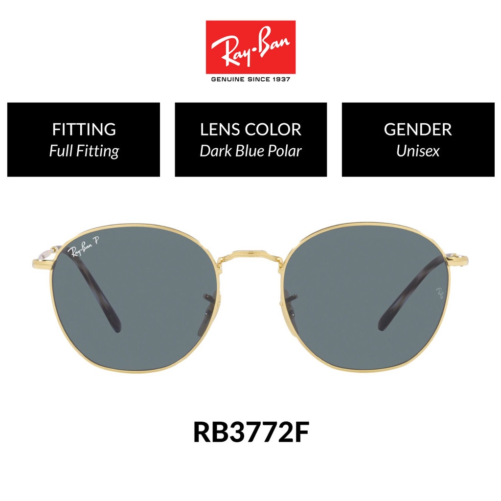 Ray-Ban Rob True Unisex Full Fitting Sunglasses (Size 56mm) RB3772F 001/3R  | Shopee Malaysia