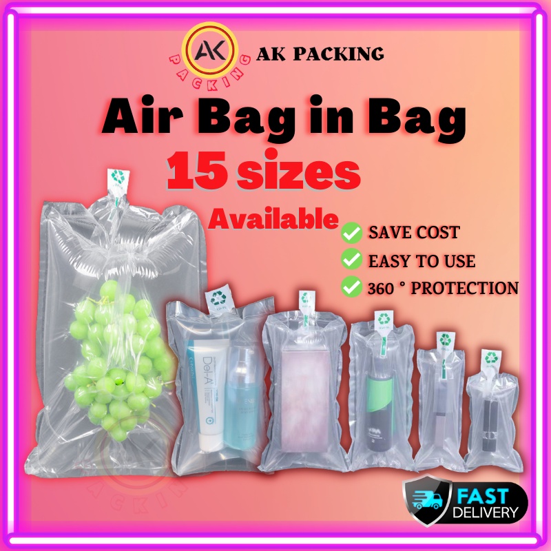 Air Bag in Bag Inflatable Bubble Wrap Air Packaging Protective Bag